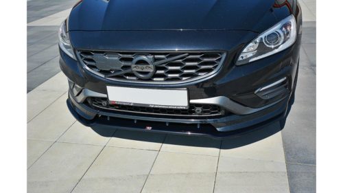 Splitter Volvo V60 Polestar Facelift Front v.1 Gloss Black
