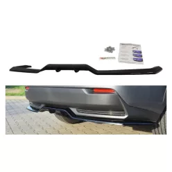 Splitter Lexus NX I H Rear Central with Diffuser Gloss Black
