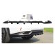 Splitter Lexus RX IV H Rear Central with Diffuser Gloss Black