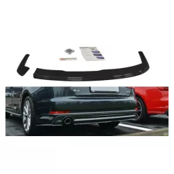 Splitter Audi A4 B9 S-Line Rear Gloss Black