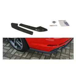 Splitter Audi A4 B9 S-Line Rear Gloss Black