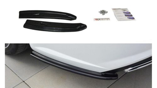 Splitter Audi A6 C7 Avant S-line Rear Side Gloss Black