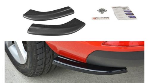 Splitter Skoda Rapid Spaceback Rear Side Gloss Black