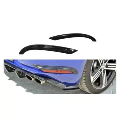   Fog Light Covers Volkswagen Golf 7 Facelift R Rear Gloss Black