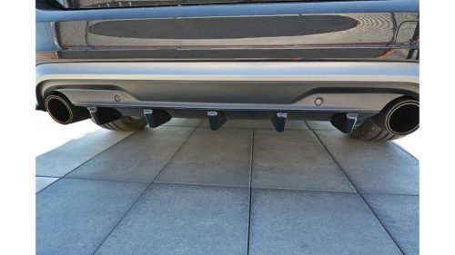 Diffuser Volvo V60 Polestar Facelift Rear Gloss Black