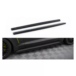 Diffuser Ford Mustang VI GT Side Skirts Gloss Black