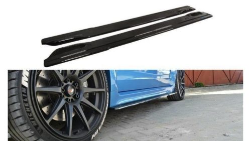 Diffuser Subaru Impreza III WRX STI Side Skirts Gloss Black