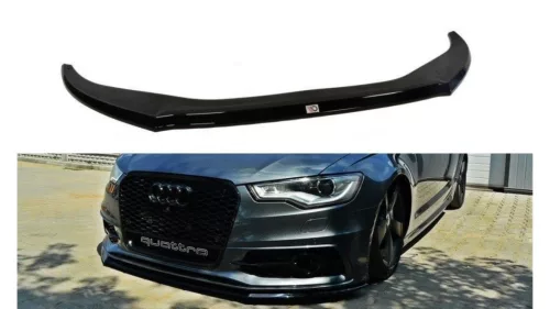 Splitter Audi A6 C7 S-Line Front v.2 Gloss Black