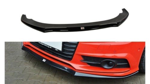Splitter Audi A7 C7 Facelift S-Line Front Gloss Black