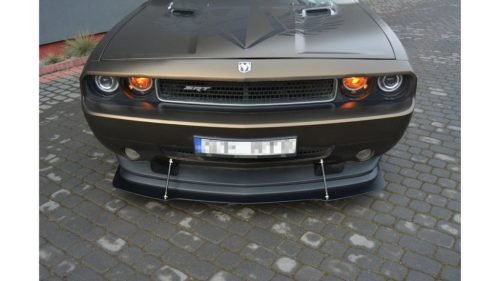 Splitter Dodge Challenger III SRT8 Front Hybrid v.1 Gloss Black