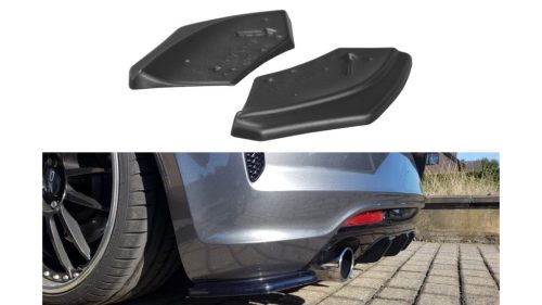 Splitter Volkswagen Scirocco III Facelift R Rear Side Gloss Black
