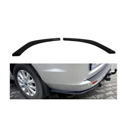   Splitter Ford Transit Custom I Facelift Rear Side Gloss Black
