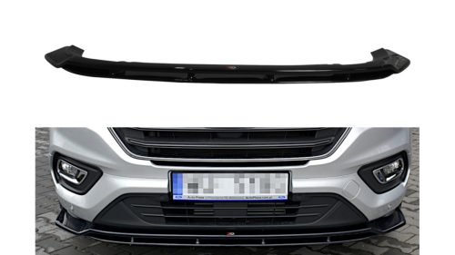 Splitter Ford Transit Custom I Facelift Front Gloss Black