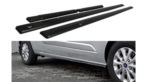 Diffuser Ford Transit Custom I Facelift Side Skirts Gloss Black