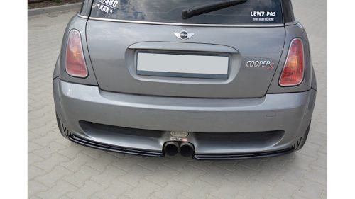 Splitter Mini R53 COOPER S JCW Rear Side Gloss Black