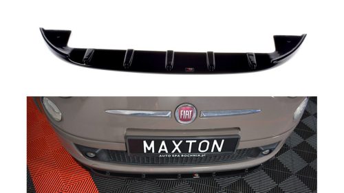 Splitter Fiat 500 Front v.1 Gloss Black