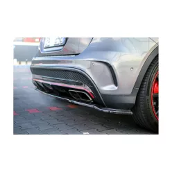   Splitter Mercedes-Benz GLA 45 AMG SUV (X156) Rear Central without Diffuser Gloss Black