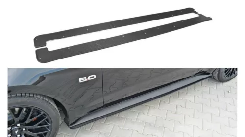 Diffuser Ford Mustang VI GT Side Skirts Racing Carbon