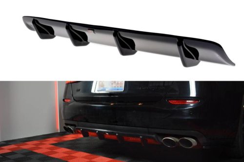 Diffuser Maserati Quatroporte VI Rear Valance Gloss Black