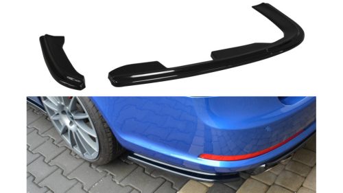 Splitter Skoda Octavia II RS Rear Side Gloss Black