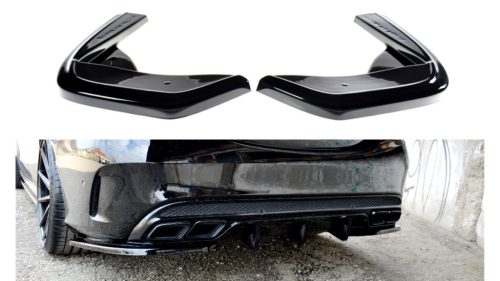 Splitter Mercedes-Benz C W205 C43 Rear Side Gloss Black