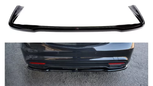 Splitter Mercedes-Benz S W222 Rear Central Gloss Black
