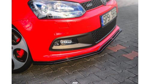 Splitter Volkswagen Polo V GTI Front v.2 Gloss Black