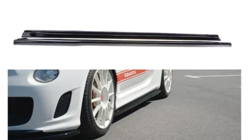 Diffuser Fiat 500 Abarth I Side Skirts Gloss Black