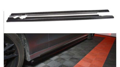 Diffuser Mercedes-Benz C W205 AMG-LINE Side Skirts Gloss Black