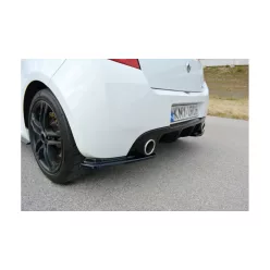 Splitter Renault Clio III RS Facelift Rear Side Gloss Black
