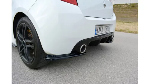 Splitter Renault Clio III RS Facelift Rear Side Gloss Black