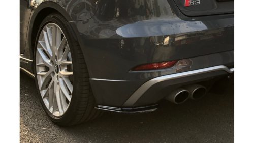 Splitter Audi S3 8V Facelift Rear Gloss Black