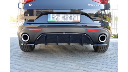 Diffuser Alfa Romeo Stelvio Rear Valance Gloss Black
