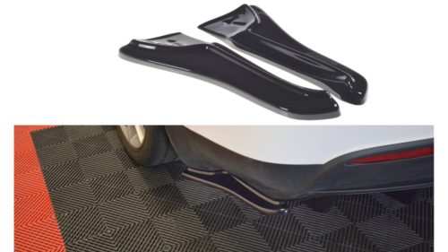 Splitter Tesla Model X Rear Side v.1 Gloss Black