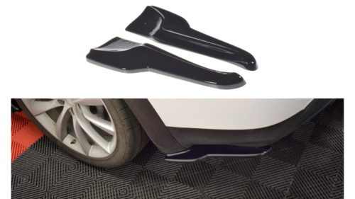 Splitter Tesla Model X Rear Side v.2 Gloss Black