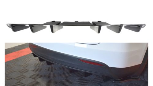 Diffuser Tesla Model X Rear Valance Gloss Black