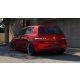 Diffuser Volkswagen Golf VI Rear without exhaust hole Gloss Black