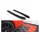 Splitter Volkswagen Golf 7 Facelift R Variant Rear Side v.1 Gloss Black