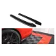 Splitter Volkswagen Golf 7 Facelift R Variant Rear Side v.1 Gloss Black