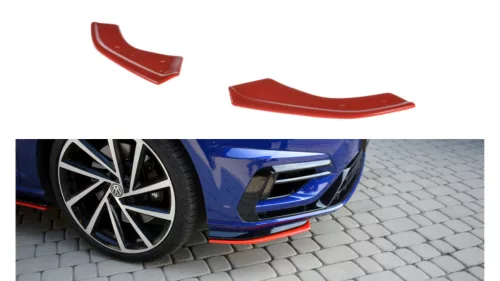 Splitter Volkswagen Golf 7 Facelift R Front v.8 Red