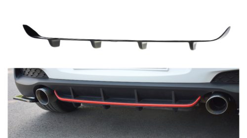 Diffuser Hyundai I30 III N Rear Valance Gloss Black