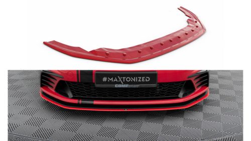 Splitter Volkswagen Golf 7 GTI CLUBSPORT Front Red