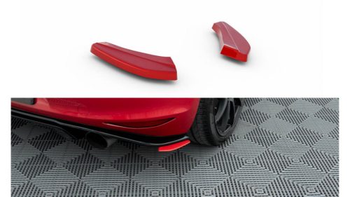 Splitter Volkswagen Golf 7 GTI CLUBSPORT Rear Side Red