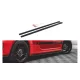 Diffuser Fiat 500 Abarth I Facelift Side Skirts Gloss Black