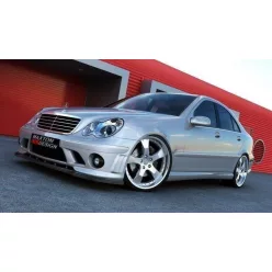   Splitter Mercedes-Benz C W203 (zderzaka Me-c-203-AMG204-f1) Front Gloss Black