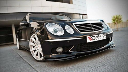 FRONT SPLITTER MERCEDES E W211 AMG PREFACE - Gloss Black