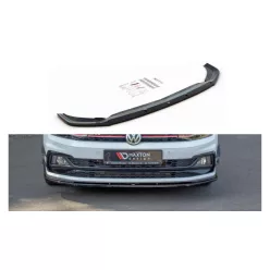 Splitter Volkswagen Polo VI GTI Front v.1 Gloss Black