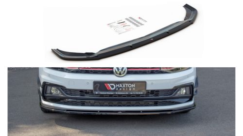 Splitter Volkswagen Polo VI GTI Front v.1 Gloss Black