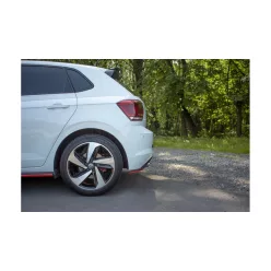 Splitter Volkswagen Polo VI GTI Rear Side Red