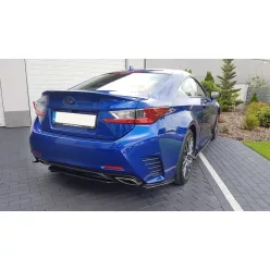 Splitter Lexus RC Rear Side Gloss Black
